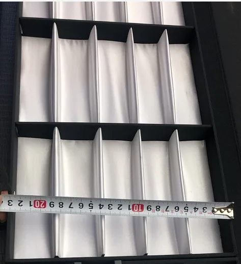 Shinetai No MOQ Black EVA 240 Grid Optical Sunglasses Exhibition Display Glasses Suitcase