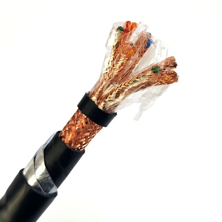 Signal Transmission Computer Cable Multi-core Copper Conductor for Instrument Fire Resistant DJYVP DJYPVP DJYPVP22 Cable