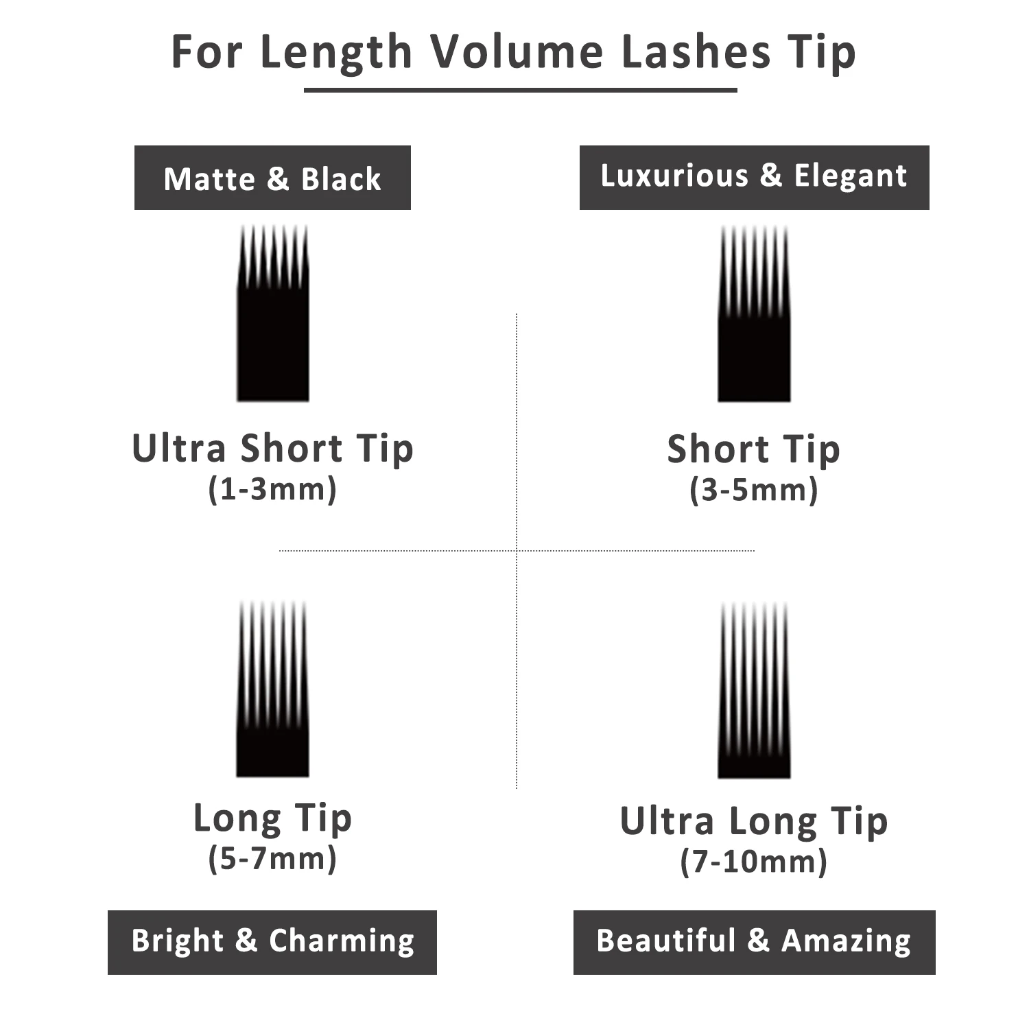 fast and safety curl individual mink diy silk eyelash extension kit 8mm private label custom logo