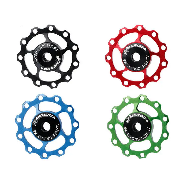 MTB Bicycle Rear Dial Guide Wheel 11T 13T Aluminum Alloy Bike Guide Wheel Bicycle Parts