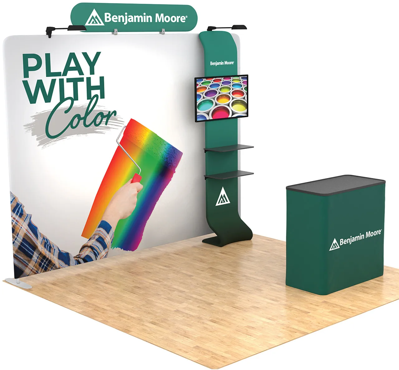 Fast Screen Display Stand Straight Type Event Signage Can Be Used Booth Background Wall Exhibition Board Banner Product Category