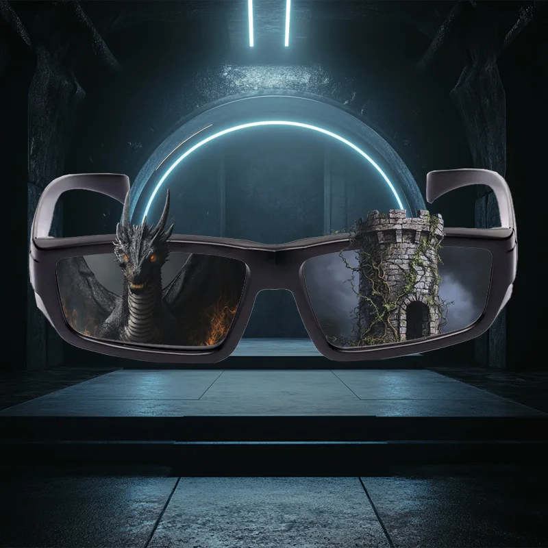 Самые популярные одноразовые детские 3D-очки круглые RealD для просмотра 3D-фильмов в домашних условиях или кинотеатрах