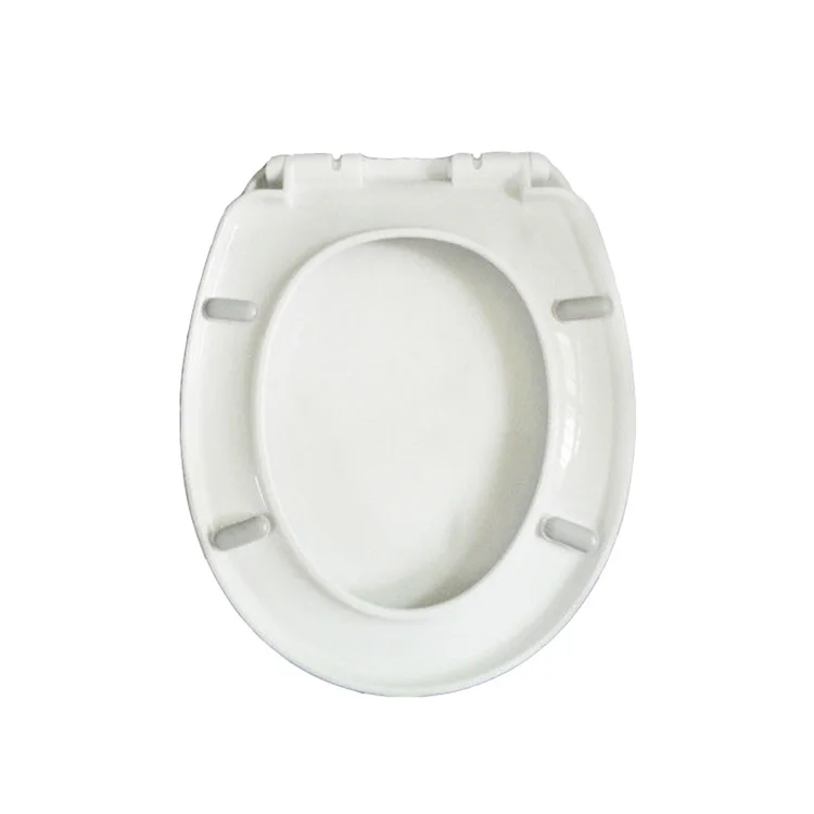 Stainless steel hinge two buttons seat cover European standard toilet seats