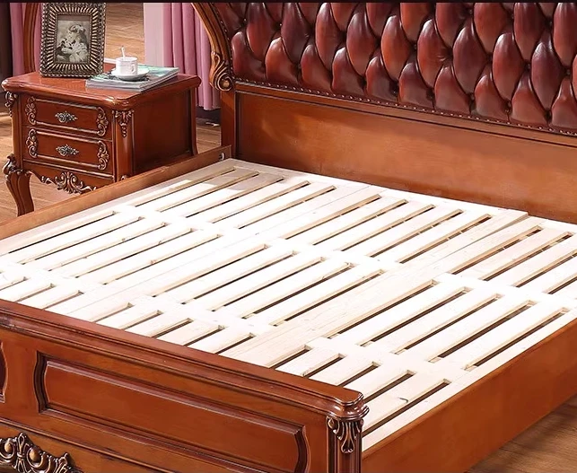 OE-FASHION custom Majestic Royal King Bed - Antique Style Luxury Bedroom Set for Elegant Homes