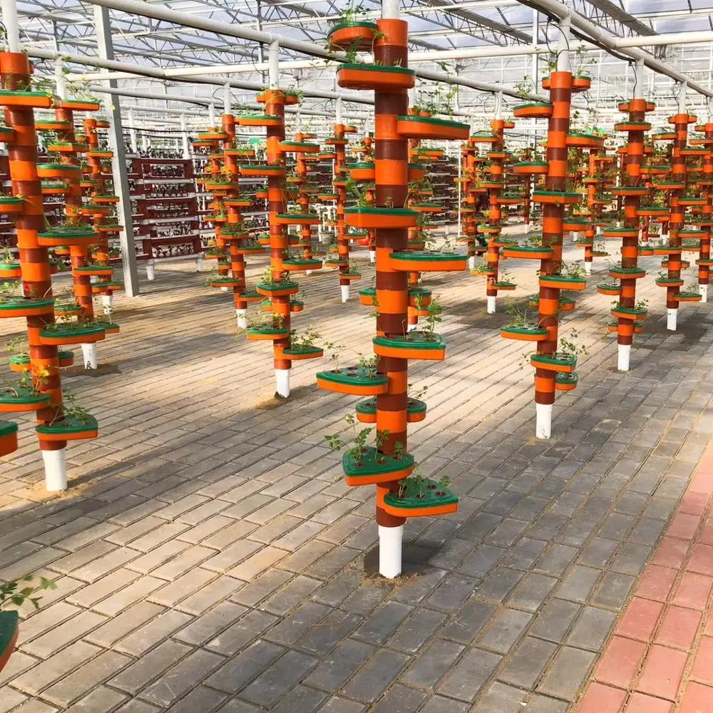 Pepper/Tomato/Cucmber/Cauliflower/Strawberry/Lettuce Cultivation Green House Covered By Polycarbonate Sheet for Sale