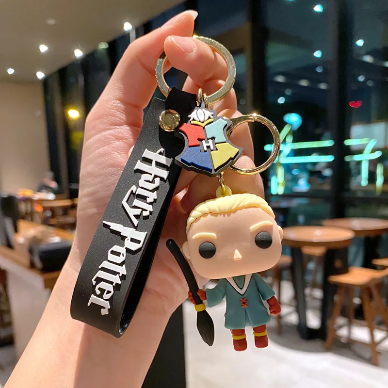 Harry 3Dkawaii Wristband Keychain Jewelry Gift, Porter Metal PVC Keychain Character