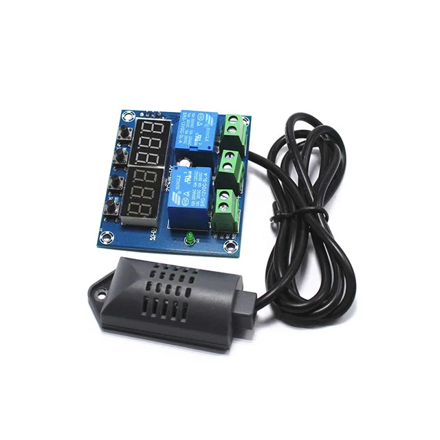 
XH-M452 Temperature Humidity Control Module Digital Display Precision Double Output Constant Temperature Module DC 12V 10A 