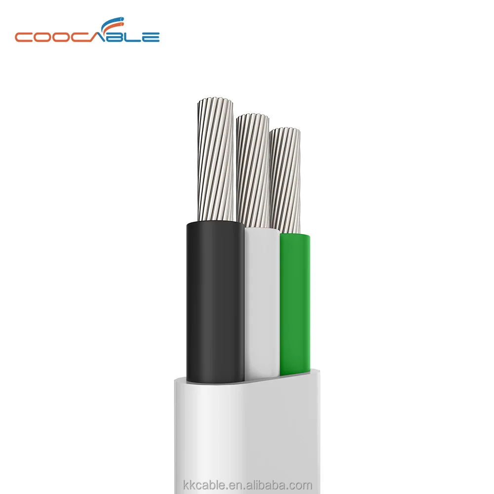 10/3 AWG  Spec Triplex Flat AC Marine Wire - 18 Feet