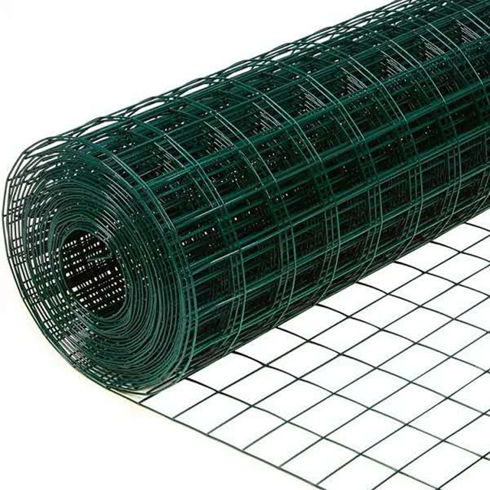 PVC Coated Welded Wire Mesh Fencing Green PVC Welded Wire Mesh