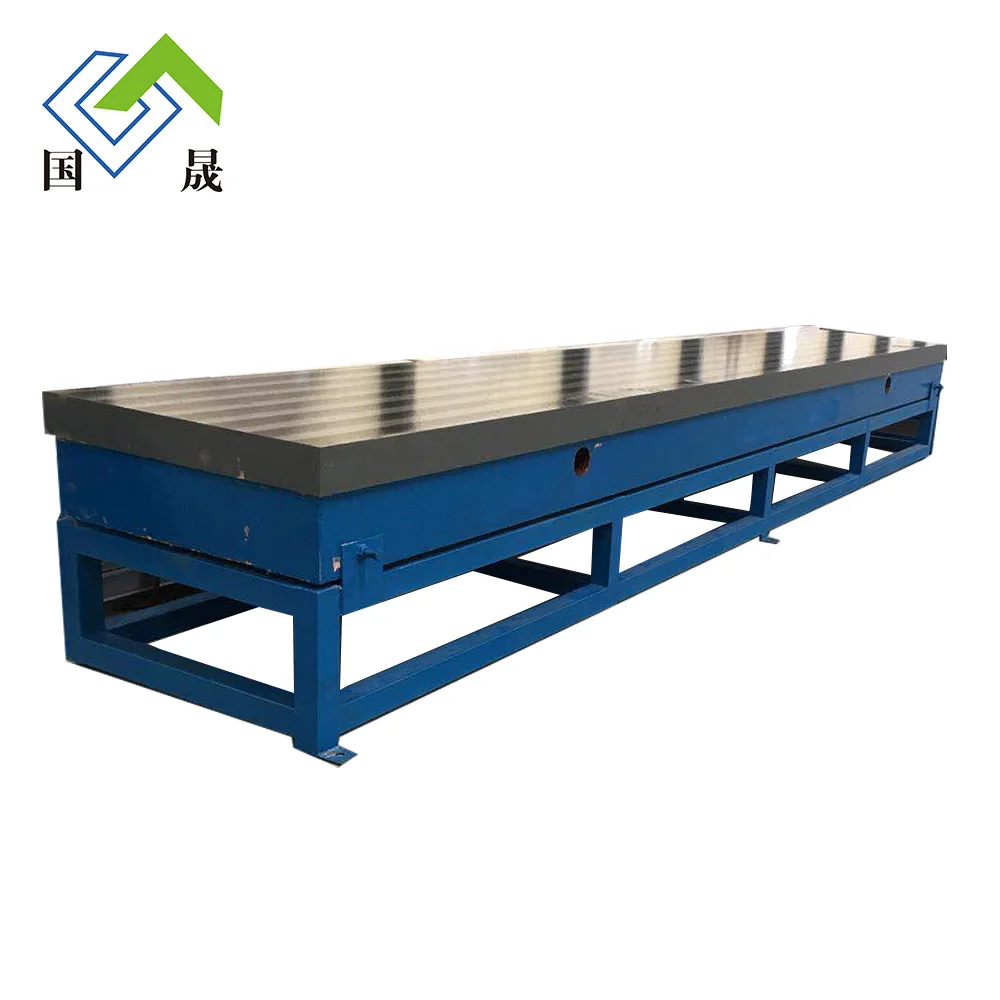 Manual polishing plane cnc machine tool cast iron lapping bed plate inspection platform