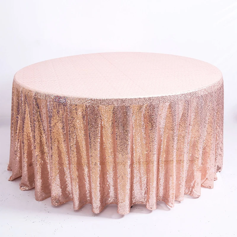 Buy Fashion Round 3mm Sequin Party Banquet Event Table Cloth Glitter Sequins Wedding Table Decoration Table Cloths