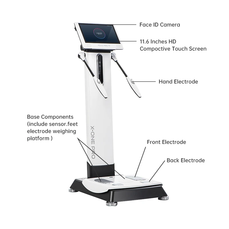 X-ONE PRO 3d body scanner for measurements health monitoring body fat analyser 3d NLS health analyser bio-impedance machine
