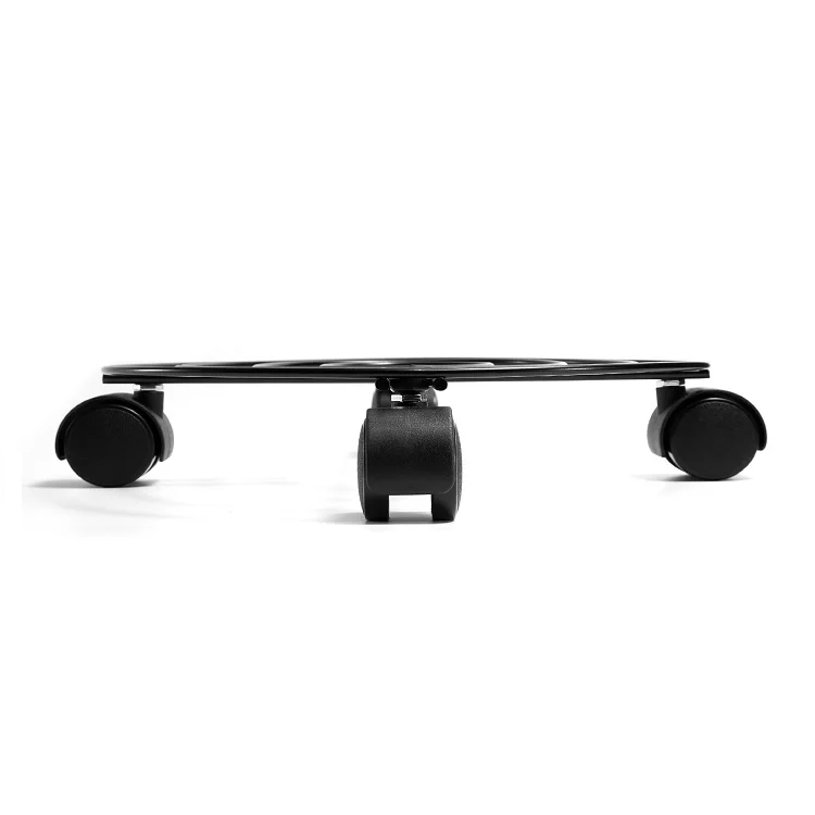 Wholesales bulk 152080T iron 40cm black flower pot stand for kitchen house use