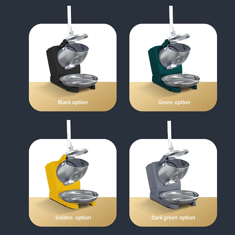 Best Seller Snow Ice Shaver Electric Manual Ice Crusher Machine for home