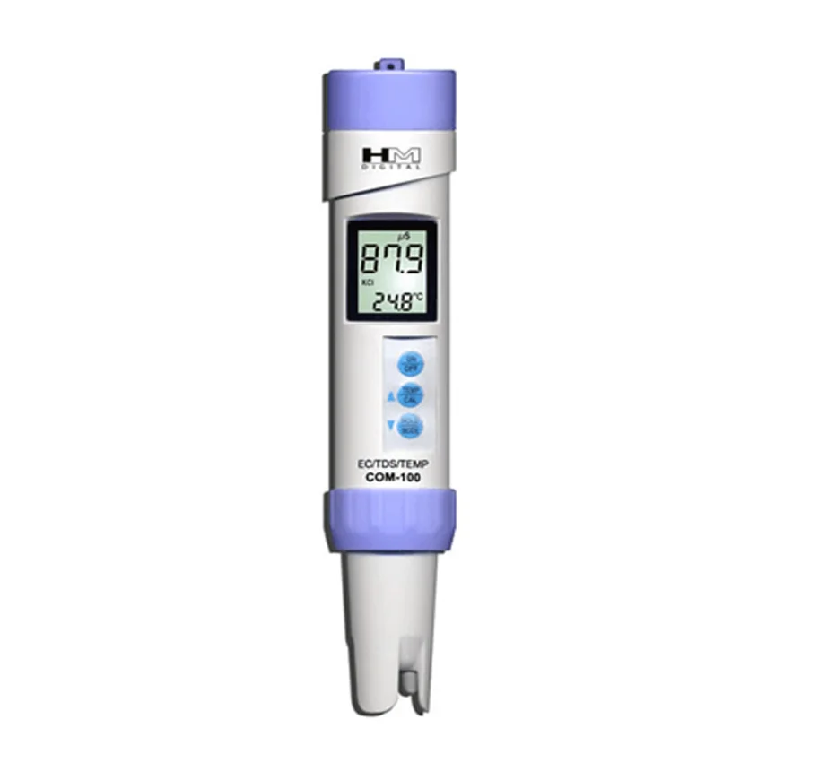HM COM-100 портативный 3 в 1 TDS EC измеритель температуры для питьевой воды