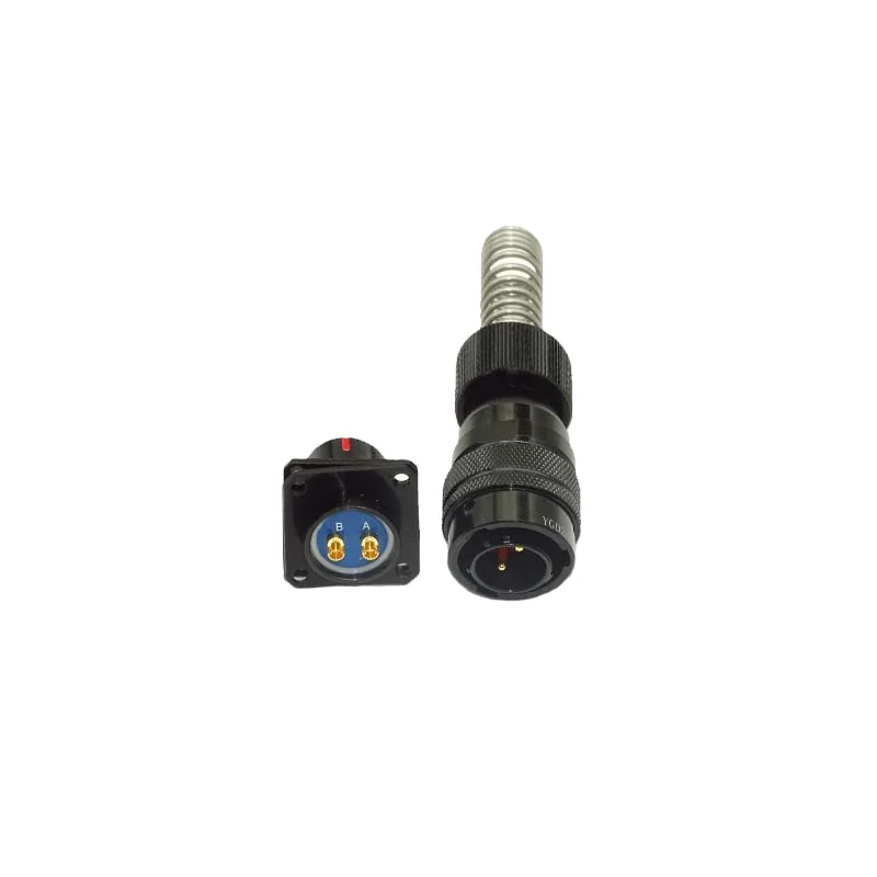 Rated Operating Current 23A YGD26H1202J21/YGD20H1202K 12 Shell military connector 2Pin sealed Connector 2 pin