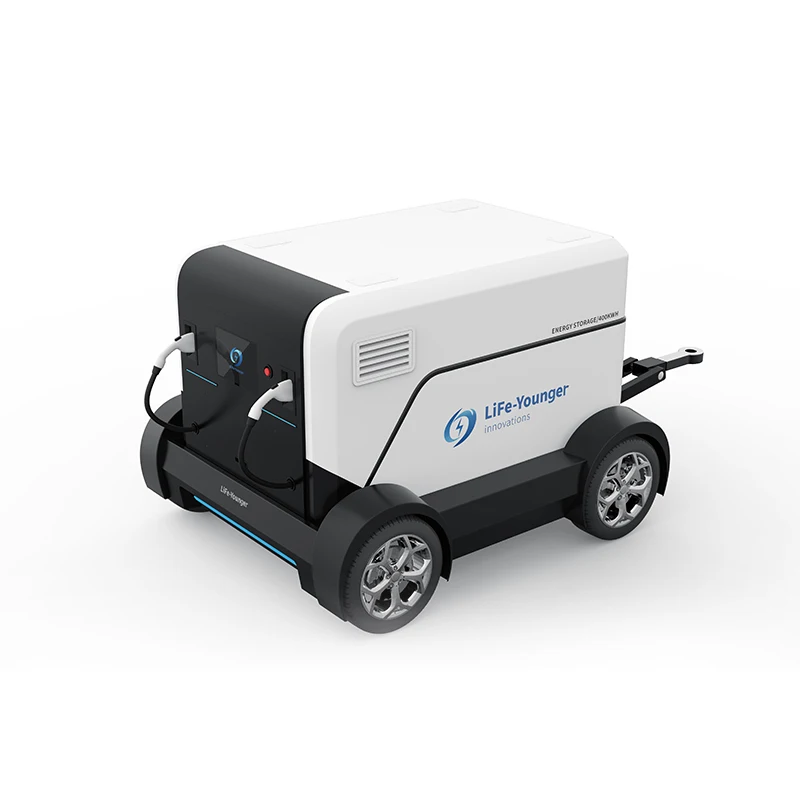 Mobile unit ESS Ev charger  Lifted Fork Lift N PE CE plug Provide 3 phase Power charging electric boats battery energy storage