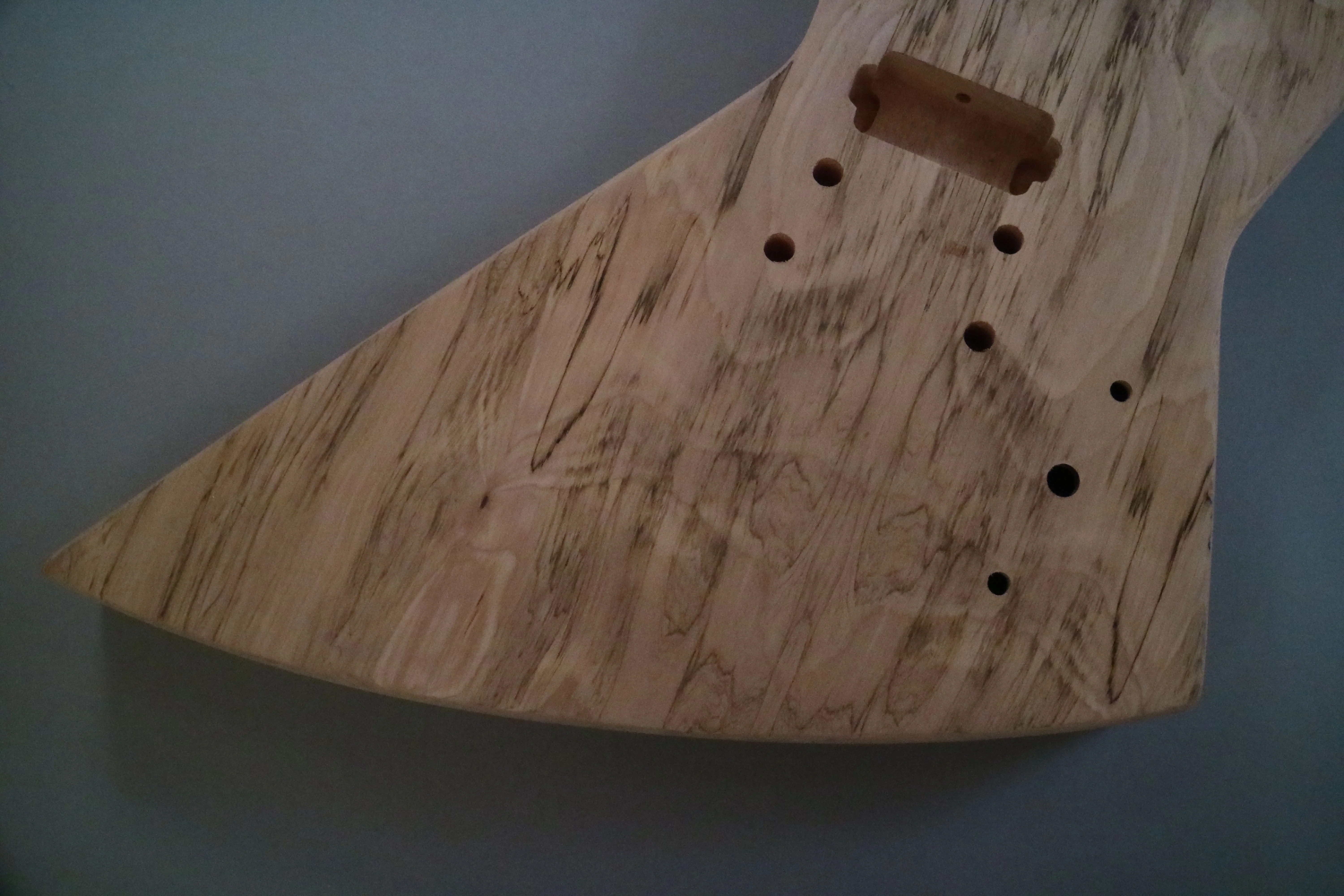 Afanti Set In Mahogany Body with Spalted Maple Veneer Electric Guitar Kit