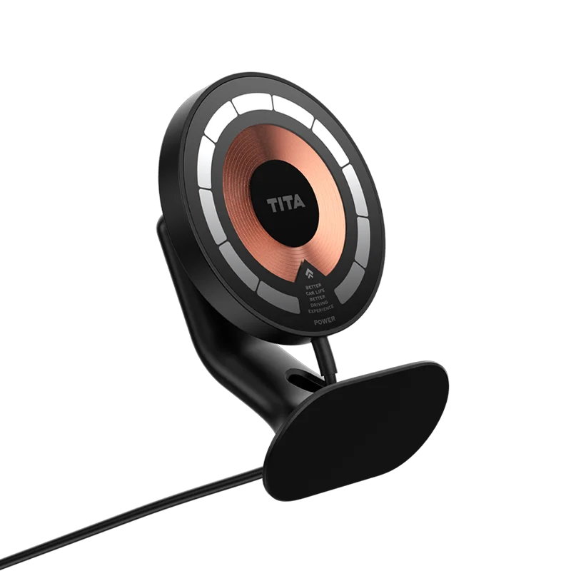 TITA-2205 Wireless Car Mount Charger for Model 3 /Model Y Magnetic Phone Holder Charging Magnet Charger