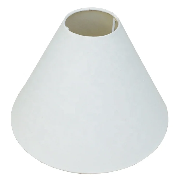 Cone Shaped Lampshades In Linen Fabric