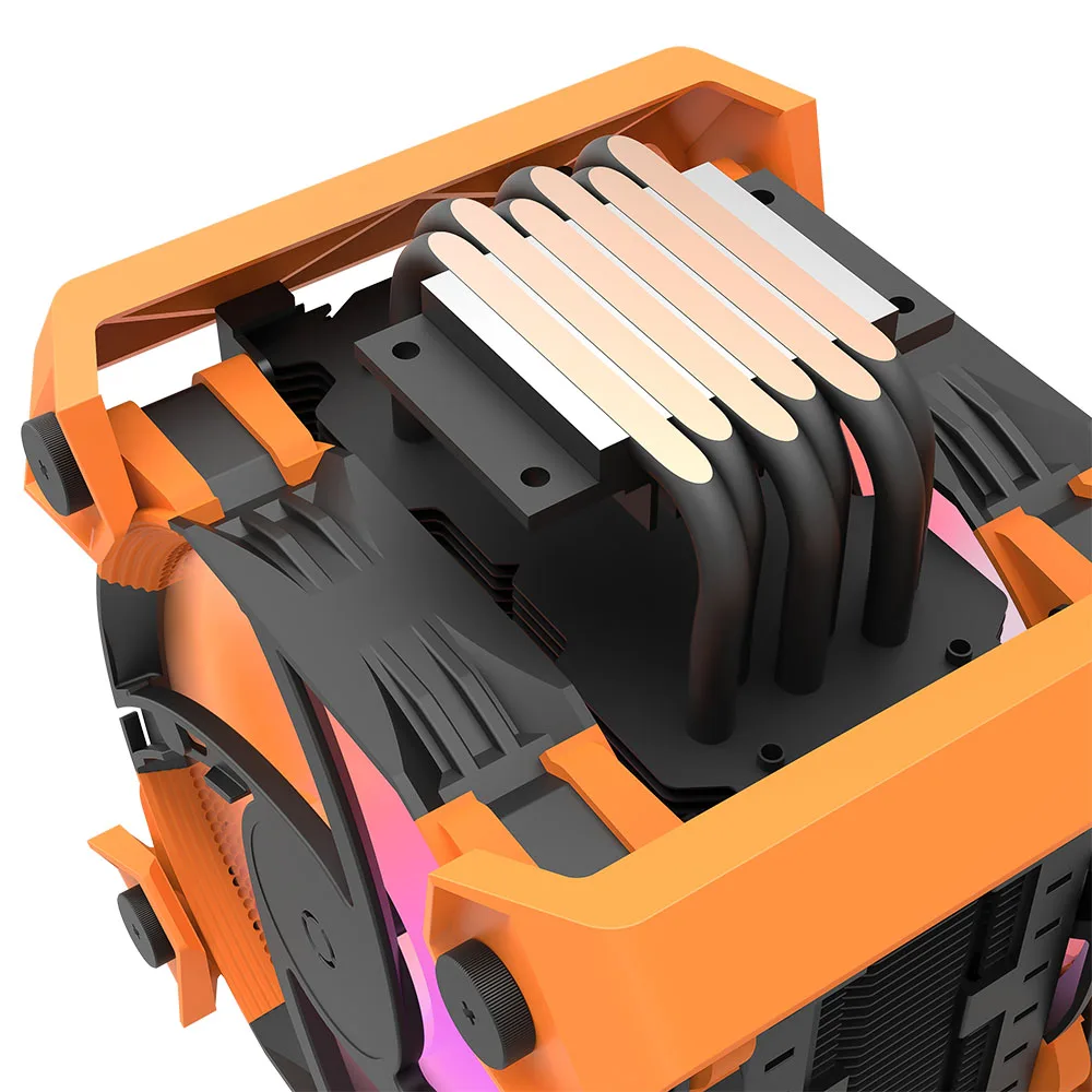 Кулер для процессора darkFlash ellсвоего Eth S2X с медным основанием 240 Вт intel Xeon LGA4189 4677 2U 6 тепловых трубок радиатор 4-контактным ШИМ вентилятором
