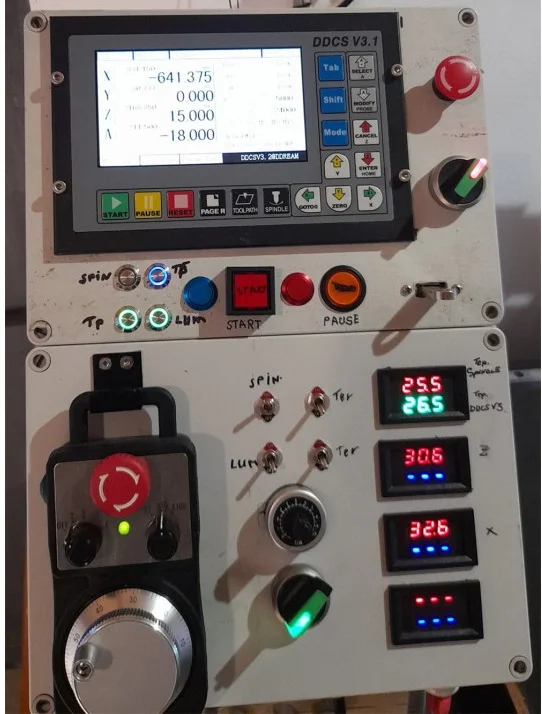 Digital Deream DDCS V3.1 3/4 Axis As Fanuc Cnc Controllers Kit  With MPG Handwheel for CNC Engraving And Milling Machines