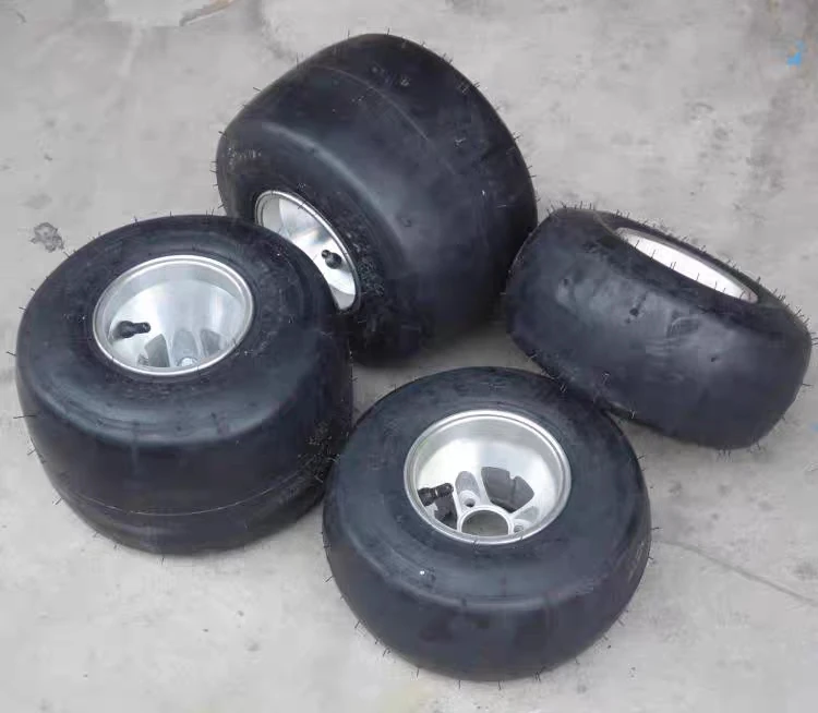 Шины завод 4 комплекта 5 дюймов передние/задние шины и обод колеса для 150cc atv go kart шины с колесами диски