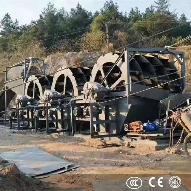 CFTC wheel bucket sand washing machine 120t sand washer price XS-3215 clay bucket sand washer machine