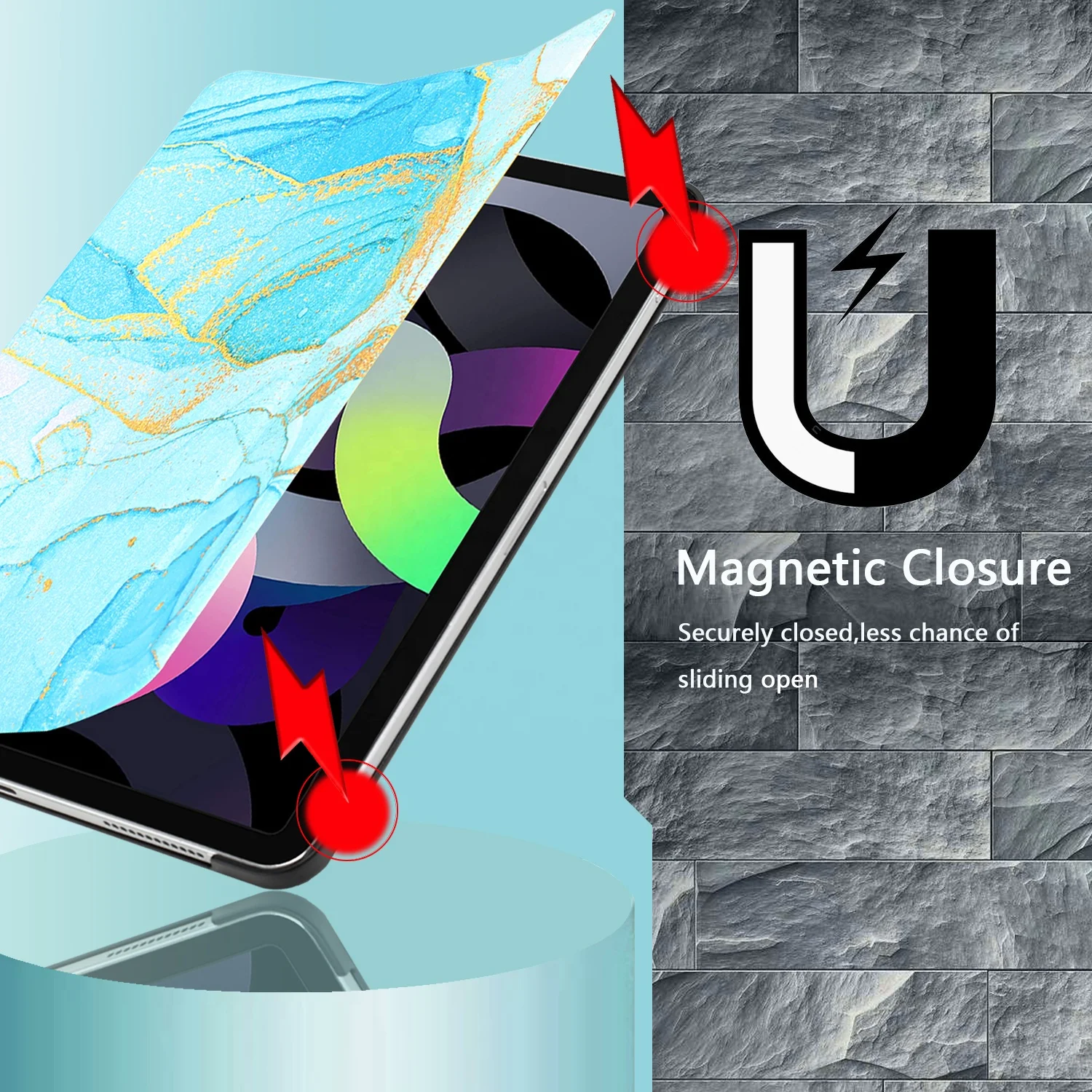 Тонкий легкий смарт-чехол для iPad Mini 6 противоударный чехол планшета аксессуары защитный кожаный