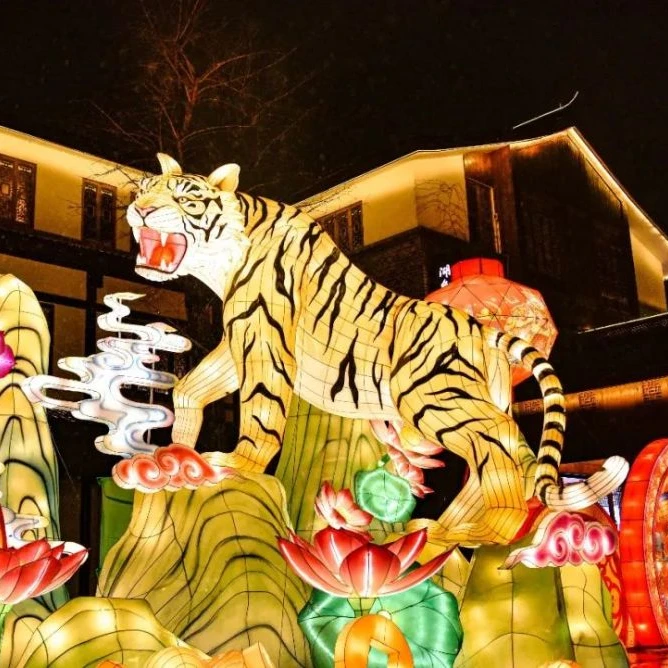 Cheap Price Chinese Outdoor Lantern Silk Lanterns Festival for Outdoor Decoration