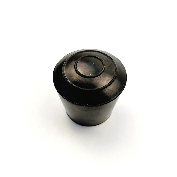 Черный круглый силиконовый резиновый чехол для мебели с наконечниками ножек стула