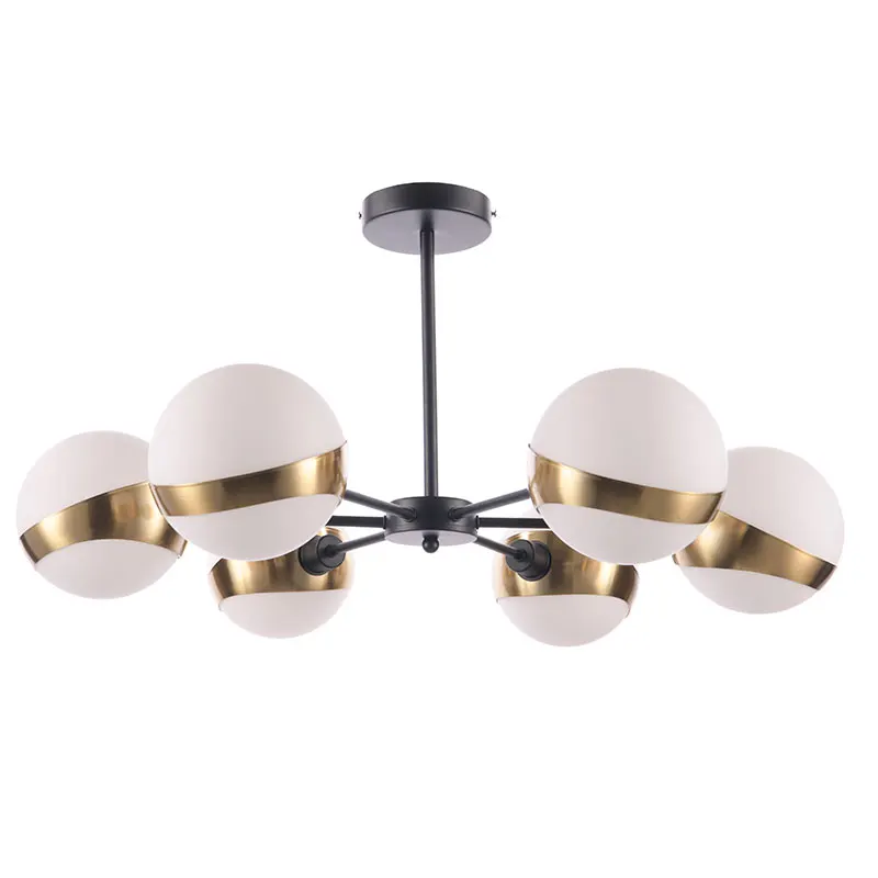 
High quality indoor glass hanging chandelier lamp ceiling dining room light 