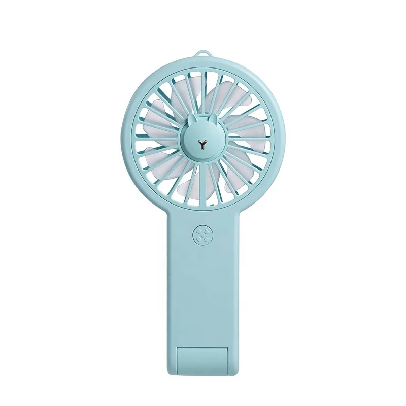 
Новый пластиковый ручной мини-вентилятор, USB-вентилятор, мини-зарядка, электрическая атмосфера, семь цветных лампочек, маленький ручной вентилятор 