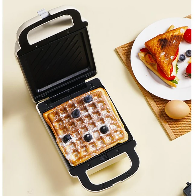 
Wholesale Tabletop Electric Breakfast Cooker Multi-functional Waffle Maker Sandwich Maker 