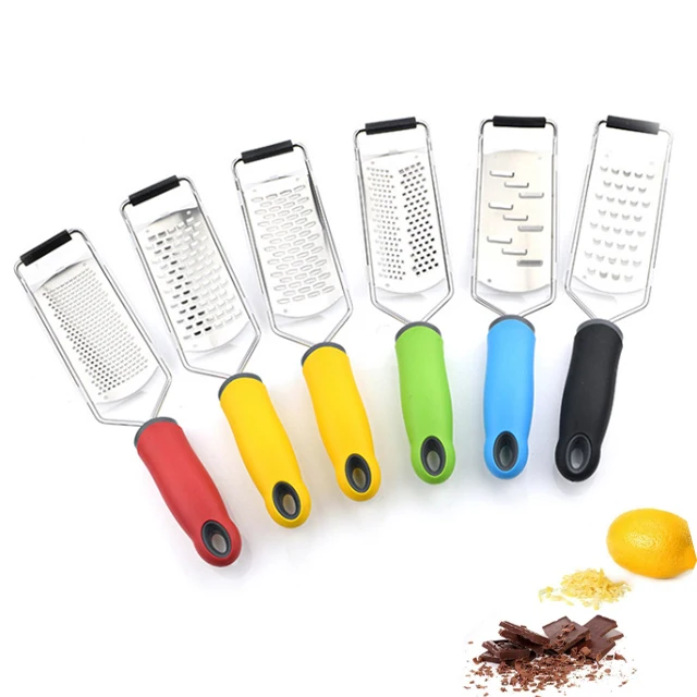 Слайсер для овощей из нержавеющей стали, терка для сыра и лимона, шоколада