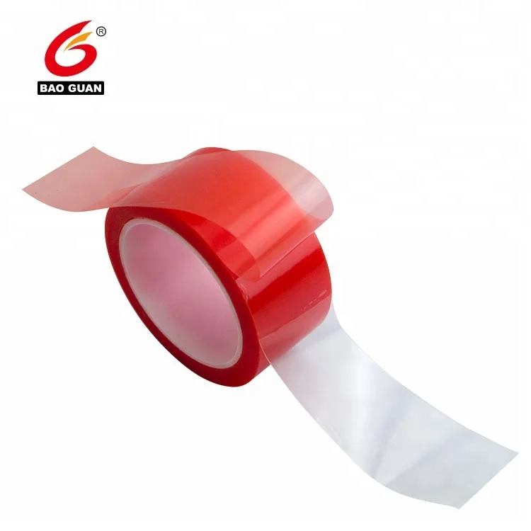Hot Selling No Residual Hotmelt Acrylic Glue 50mm PVC Tape Double Sided PET/OPP Jumbo Roll Tape For Cellphone Screen Repair