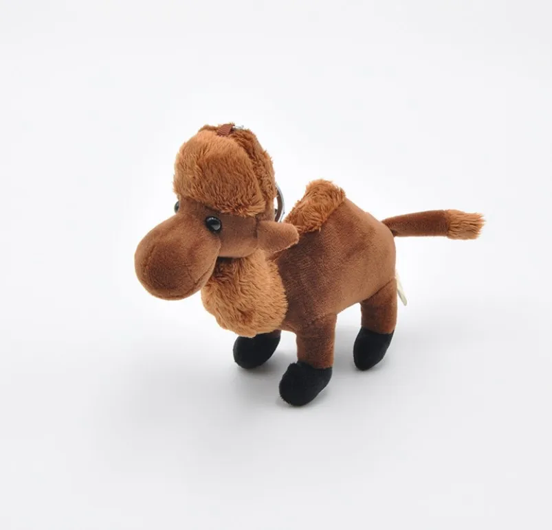 Good quality Desert animal plush camel stuffed toys plush camel custom keychain logo manufacturer
