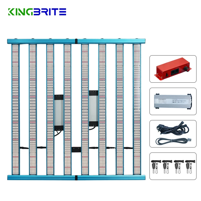 KingBrite высокопроизводительный полный спектр регулируемый 650 Вт Samsung LM301H/LM281B + Pro светодиодный светильник для выращивания растений садоводства комнатных