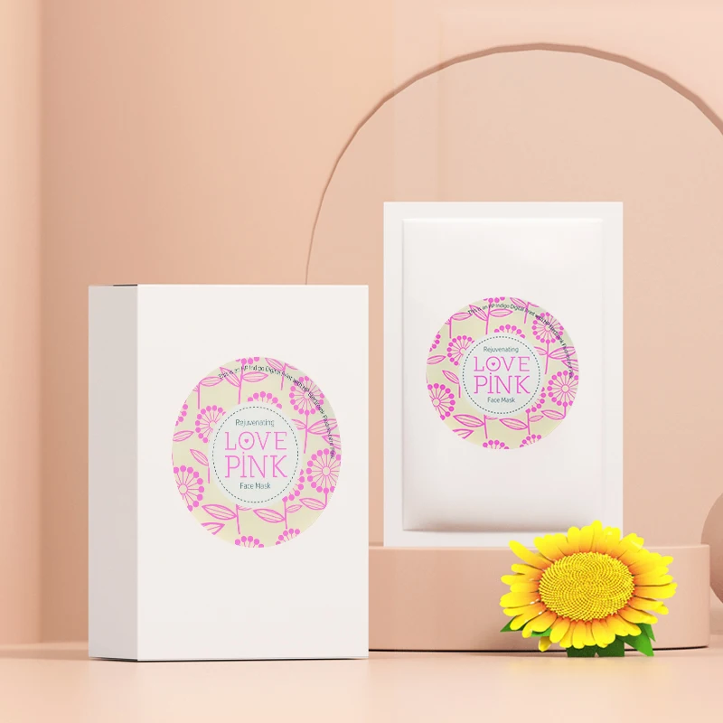 Free samples of custom logo adhesive round stickers packaging printing cosmetic products labels