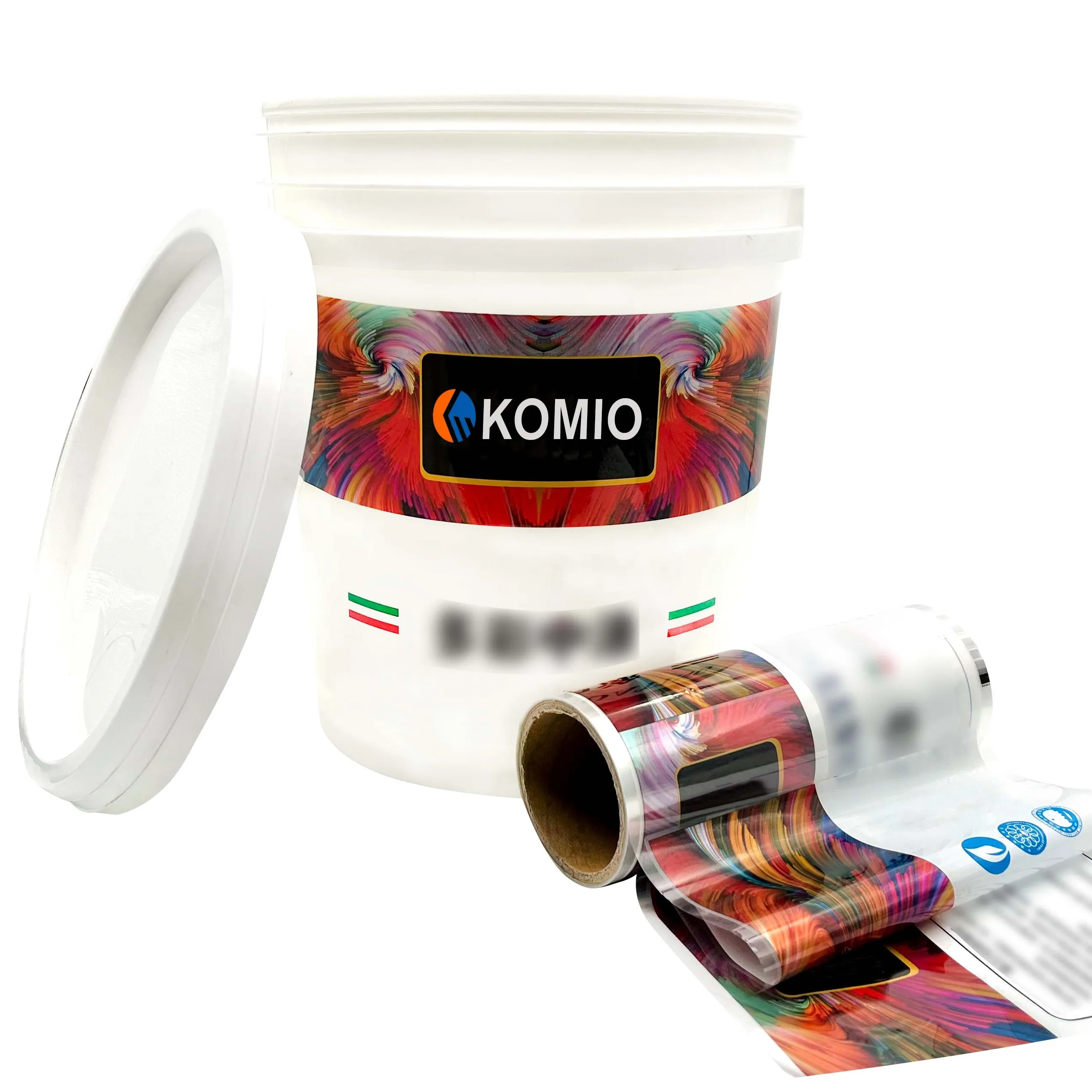 PET material heat transfer film coating container packaging film