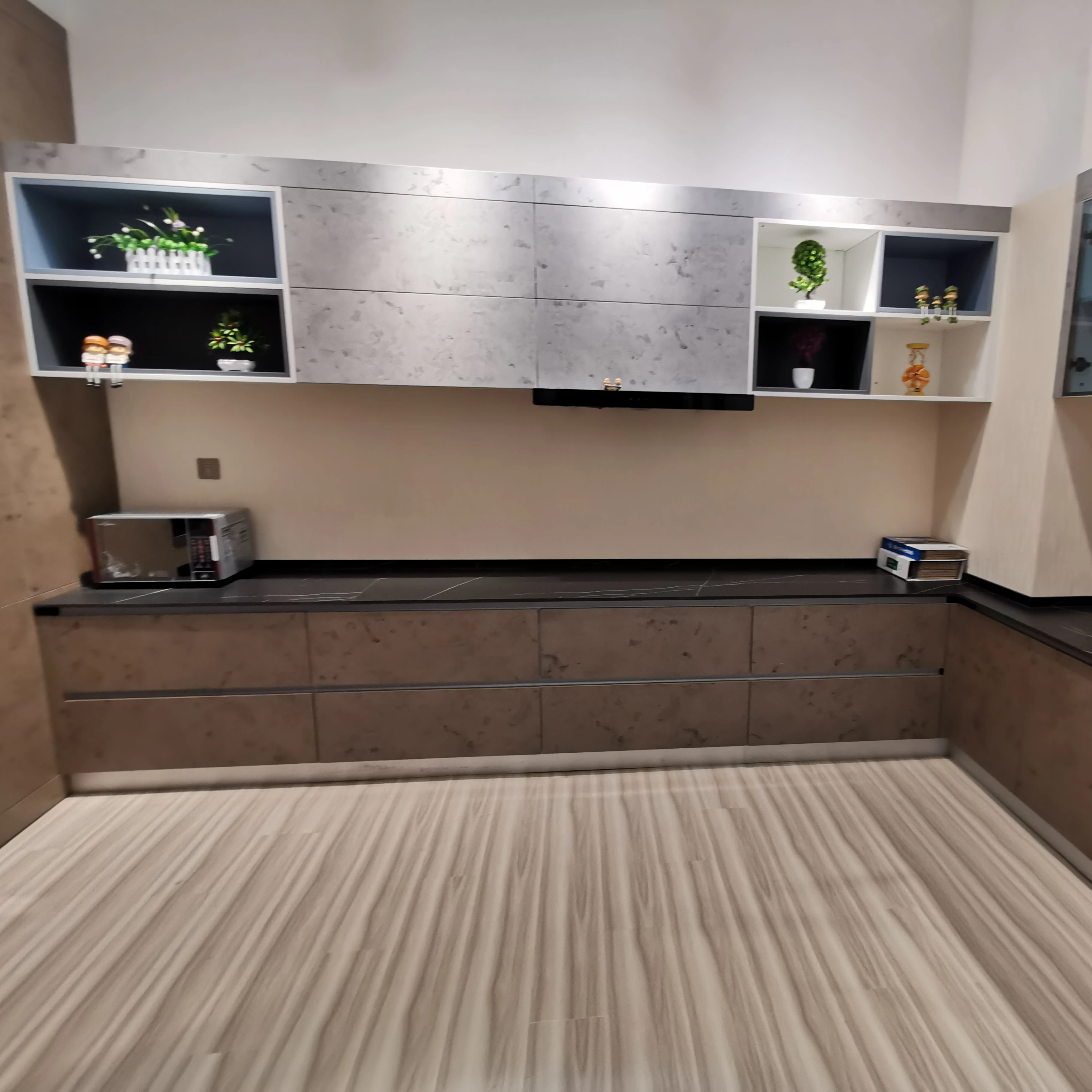 Customized kitchen cabinets 3D model free design with Modern  Modular MDF/Wooden/PVC/solide wood American/European/Modern style