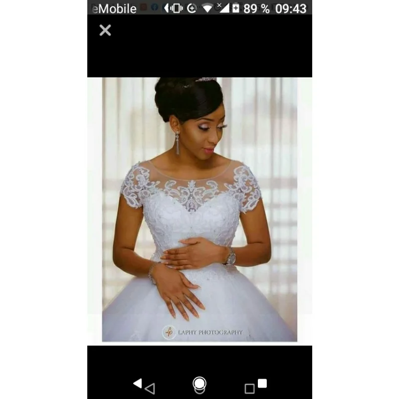 Custom Made Wedding Dresses White Prices Bridal Gowns for Bride Good Quality