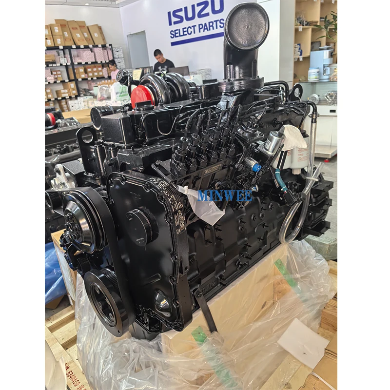 MINWEE Cumins 6 Cylinders 6C8.3 6ctaa8.3-C260 260hp 8.3l Machines Diesel Engine  HyundaiI R300LC-9S Engine Assy