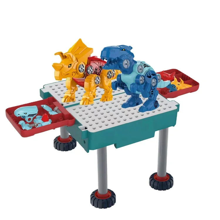 New Arrival Learning Educational 2 In 1 Bus Car Creative Assembly Toys Building Blocks For Kids