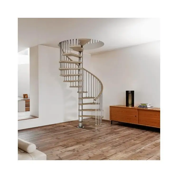 Foshan top quality steel modular staircase spiral staircases for small spaces