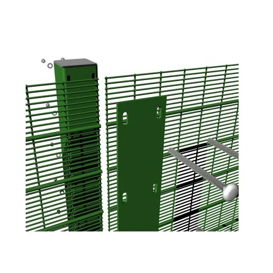 clear view 358 Anti Climb fence high security dense mesh Fence Panels security fence for airport railway prison