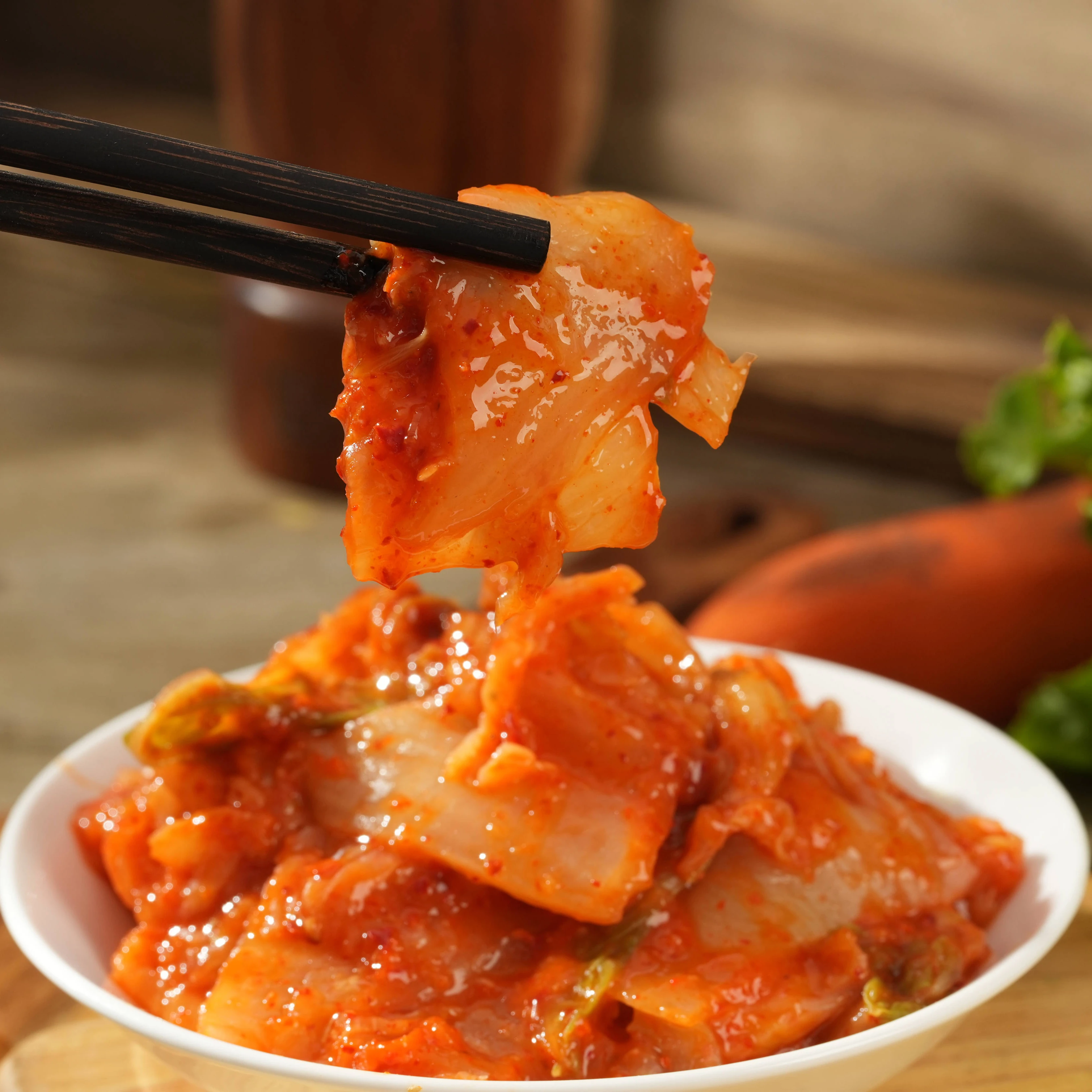 Chinese Low Price Good Quality And Sweet Pickled Cabbage Korean Kimchi From Fuwei Factory