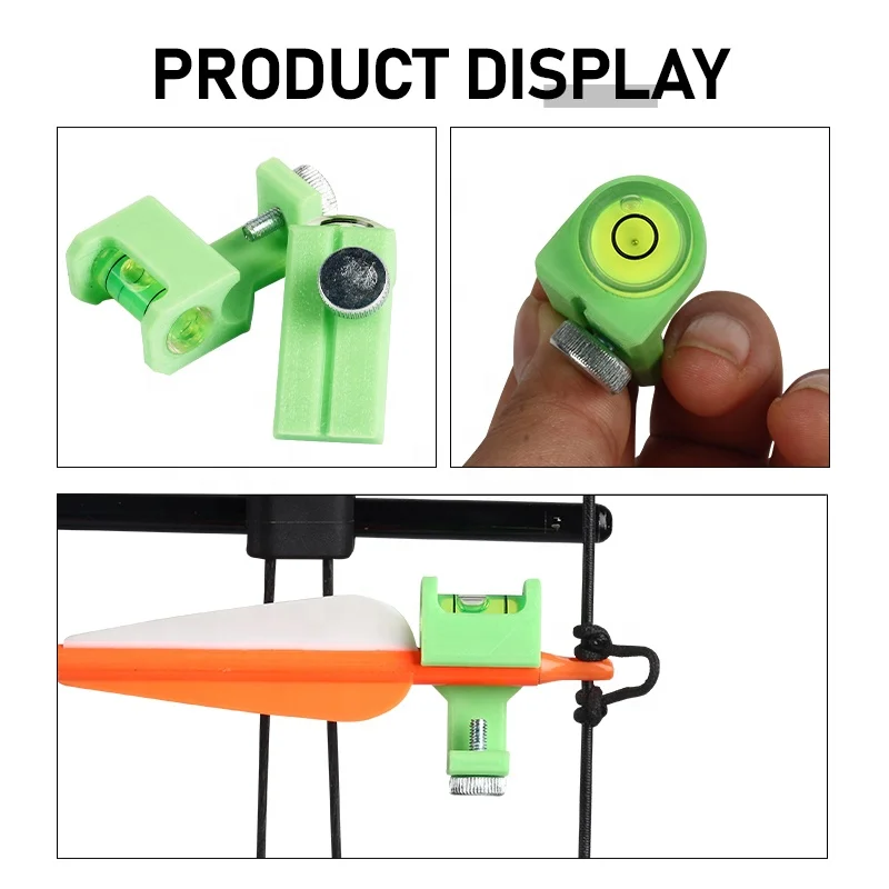Archery Bow Sight Level Bubble Bows And Arrow Set Accurate Catapult Compound Bow String Carbon Arrow Rest Adjustable Kits