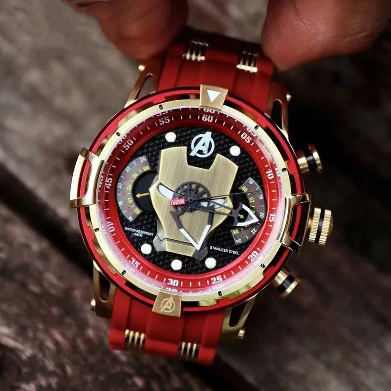 2023 men luxury watch avengers superman captain America adult large marvel watch for men Relojes masculinos
