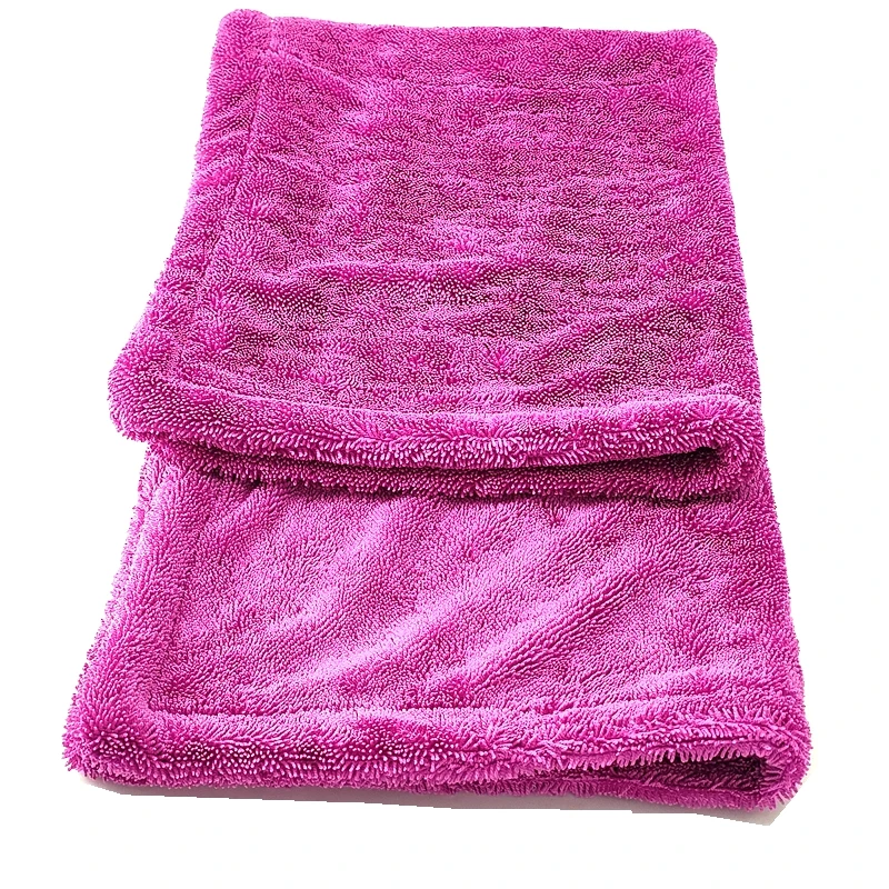 best quality cleaning korea auto detailer cloth microfiber car drying wash microfibre 1200 big edgeless double detailing towel